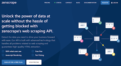 Zenscrape,Web scraping tool,Proxy scraper,Ip geolocation api